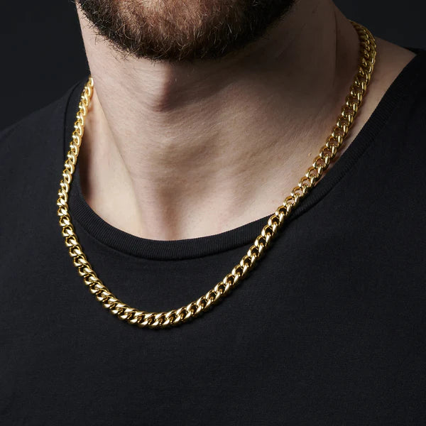 COLLAR CUBANO ORO UNISEX