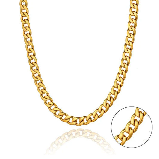 COLLAR CUBANO ORO UNISEX
