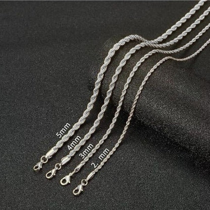 COLLAR CORDON PLATA